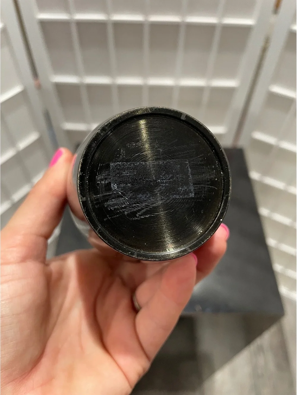Vintage Black and Gold Japanese Vase
